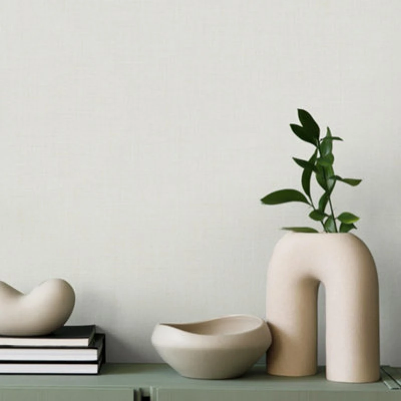 Image of Boutique Boutique Loom Texture Taupe Wallpaper in Stone Size: 10000mm_x_520mm Stone 10000mm_x_520mm Unisex 5011583703054