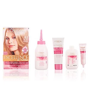 Image of Excellence Creme tinte #9,1 rubio claro claro ceniza