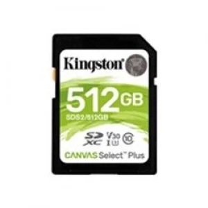 Image of Kingston 512GB Canvas Select Plus SD Card