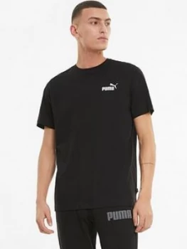 Image of Puma Essentials Small Logo T-Shirt - Black