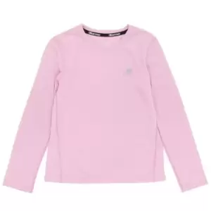 Image of Karrimor Long Sleeve Run T Shirt Junior Girls - Pink