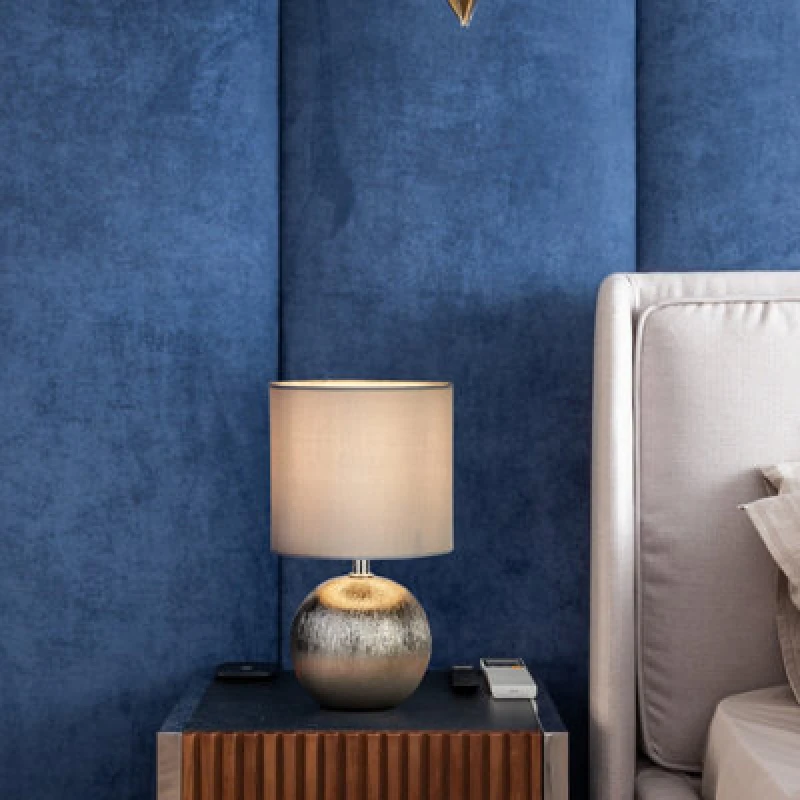 Image of Lighting Collection Silver Ball Lamp Chrome unisex One Size