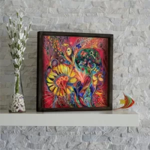 Image of KZM479 Multicolor Decorative Framed MDF Painting