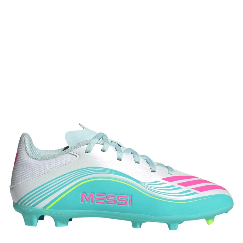 Image of adidas F50 League Juniors Firm Ground Football Boots Firm Ground Football Boots 3 (35.5) White 08436931230