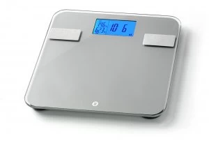 Image of WW Electronic Precision Analyser Glass Bathroom Scale - Grey