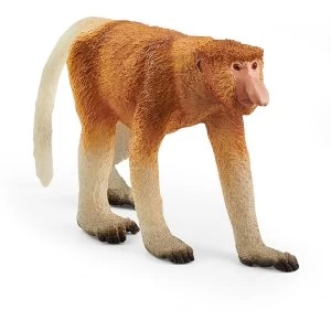Image of SCHLEICH Wild Life Proboscis Monkey Toy Figure