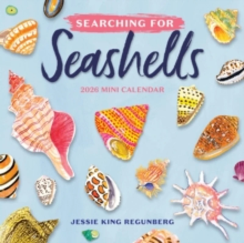 Image of Searching for Seashells Mini Wall Calendar 2026 Calendar