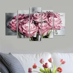 Image of 5PMDF-41 Multicolor Decorative MDF Painting (5 Pieces)