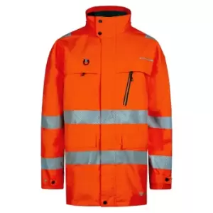 Image of Click Workwear Deltic Hi-vis Jacket Orange M
