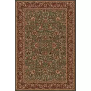 Image of Mastercraft Kashqai Rug - 4362/400 - 80 x 160cm, Wool, Star - Green