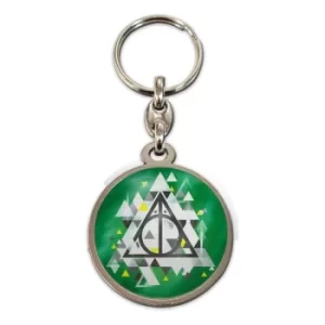 Image of Harry Potter Metal Keychain Deathly Hallows