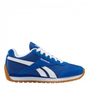 Image of Reebok Check Varsity Trainers Junior Boys - Blue/White