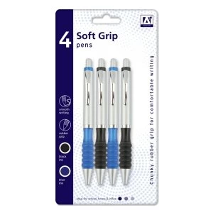Image of A Star Soft Grip Pens Pack 3