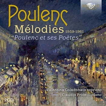 Image of Claudio Proietti Valentina Coladonato - Poulenc: M&eacute;lodies CD