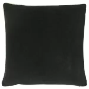 Image of Furn Cohen Velvet Cushion Cover (One Size) (Black) - Black