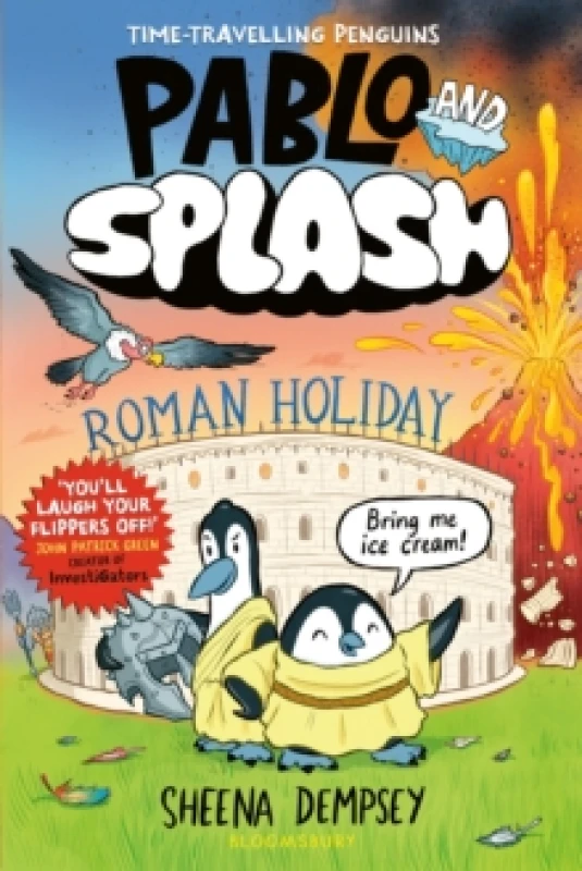 Image of Pablo and Splash: Roman Holiday : The hilarious kids' graphic novel series about time-travelling penguins Paperback / softback
