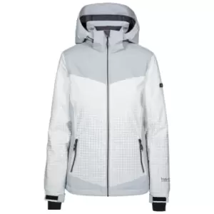 Image of Trespass Womens/Ladies Zenya Waterproof Ski Jacket (XXS) (Pale Grey)
