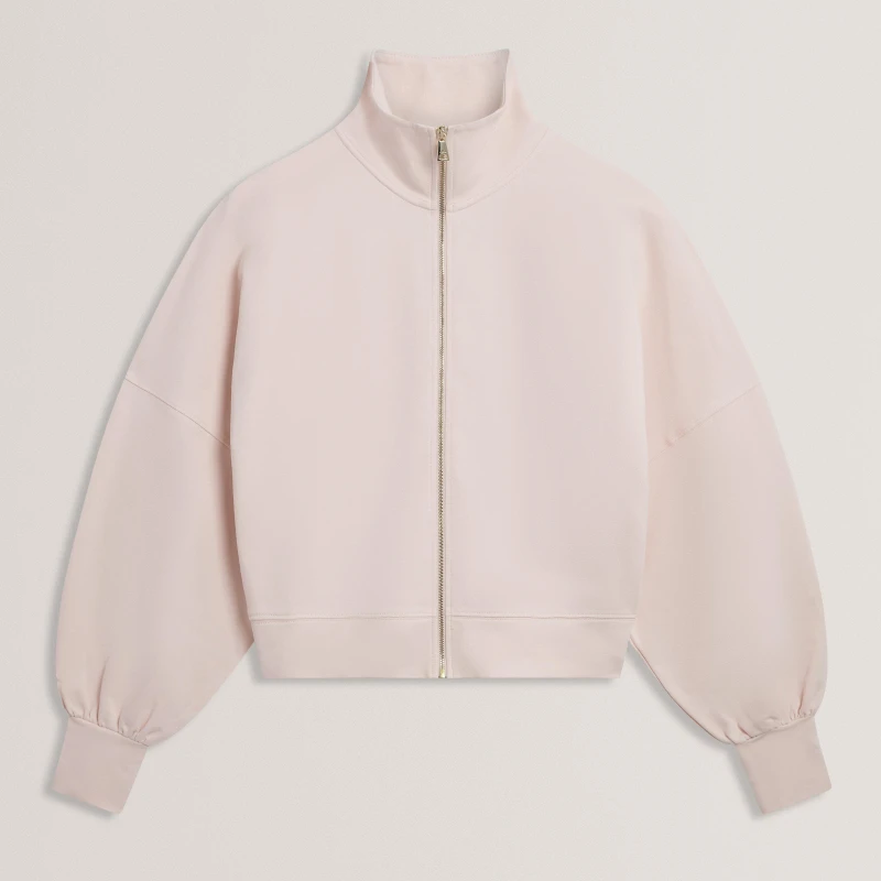 Image of Ted Baker Zip Thru Sweatshirt Pink female 6 (2X)