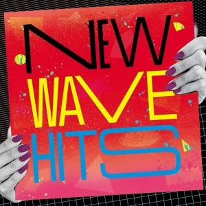 Image of Various Artists - New Wave Hits Blue/Red Marble Swirl Vinyl
