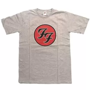 Image of Foo Fighters - FF Logo Kids 13-14 Years T-Shirt - Grey