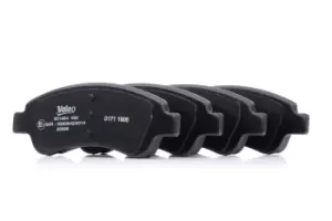 Image of VALEO Brake pad set 301464 Brake pads,Brake pad set, disc brake OPEL,PEUGEOT,CITROEN,Crossland X (P17),Corsa F,206 Schragheck (2A/C),206 CC (2D)