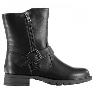 Image of Miso Bella Biker Child Girls Boots - Black