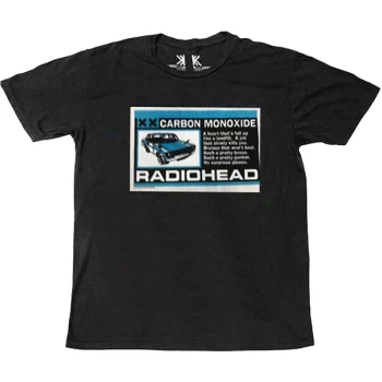 Image of Radiohead - Carbon Patch Unisex Medium T-Shirt - Black