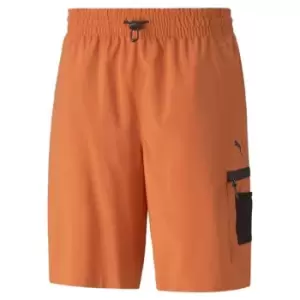 Image of Puma Open Road Shorts Mens - Orange
