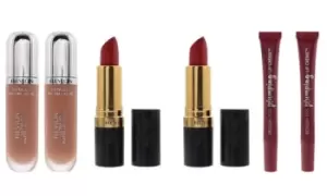 Image of Two-Pack Lip Care, Kiss Plumping 535 Spiced Berry Lip Cream 7.1g, Pink, Revlon