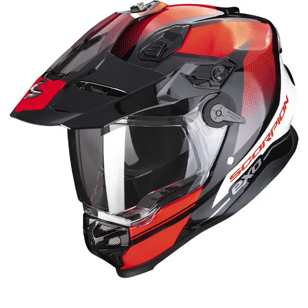 Image of Scorpion ADF-9000 Air Trail Black-Red Adventure Helmet L