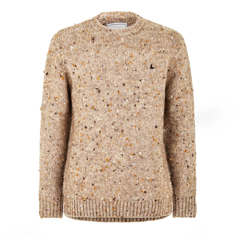 Image of Jack Wills Chunky Twist Crew Sweater Trekking Marl male S