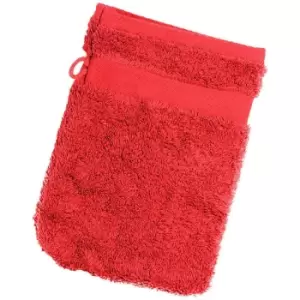 Image of Jassz - Travel Washing Glove/Bag (350 GSM) (Pack Of 2) (One Size) (Red)