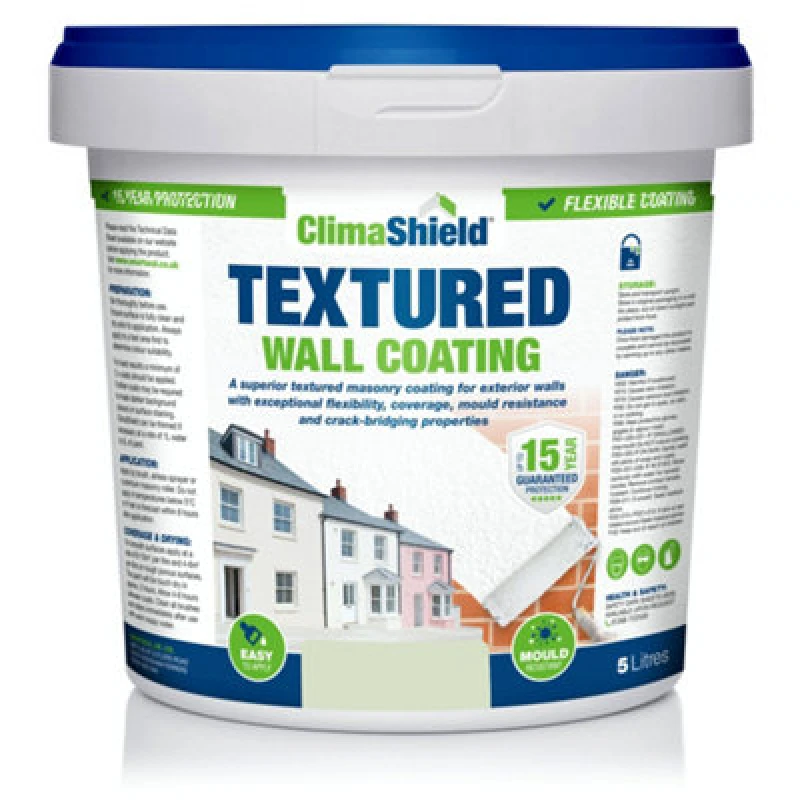 Image of Smartseal Wall Coating Textured (Nordic Willow), Waterproof 15 Years, Brickwork, Stone, Concrete And Render, Breathable, 10Kg