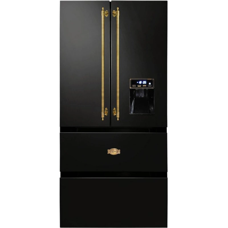 Image of Kaiser Appliances Empire French Door Fridge Freezer Black