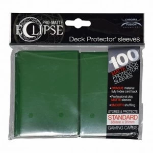 Image of Ultra Pro Eclipse PRO Matte Forest Green Standard 80 Sleeves case of 6
