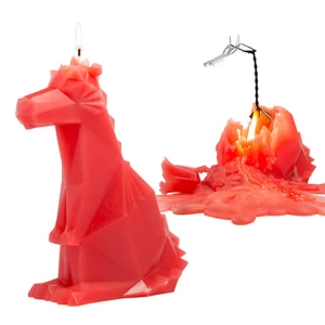 Image of Red Dreki Dragon PyroPet Candle