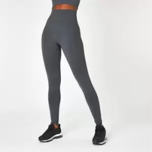 Image of Everlast Super High Waisted Racer Leggings - Grey