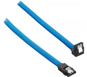 Image of ModMesh 60cm Right Angle SATA 3 Cable - Light Blue