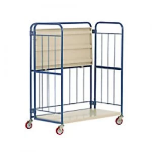 Image of GPC Shelf Trolley Blue Lifting Capacity Per Shelf: 50kg 460mm x 1040mm x 850mm