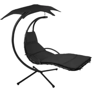 Image of Hanging chair Kasia - garden swing seat, garden swing chair, swing chair - Black - black
