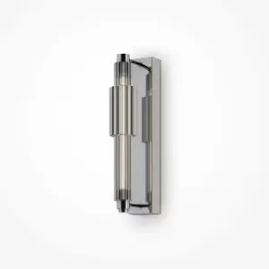 Image of Maytoni Lighting - Maytoni Maytoni Verticale Modern Integrated LED Wall Lamp Chrome, Chrome Shade, 3000K