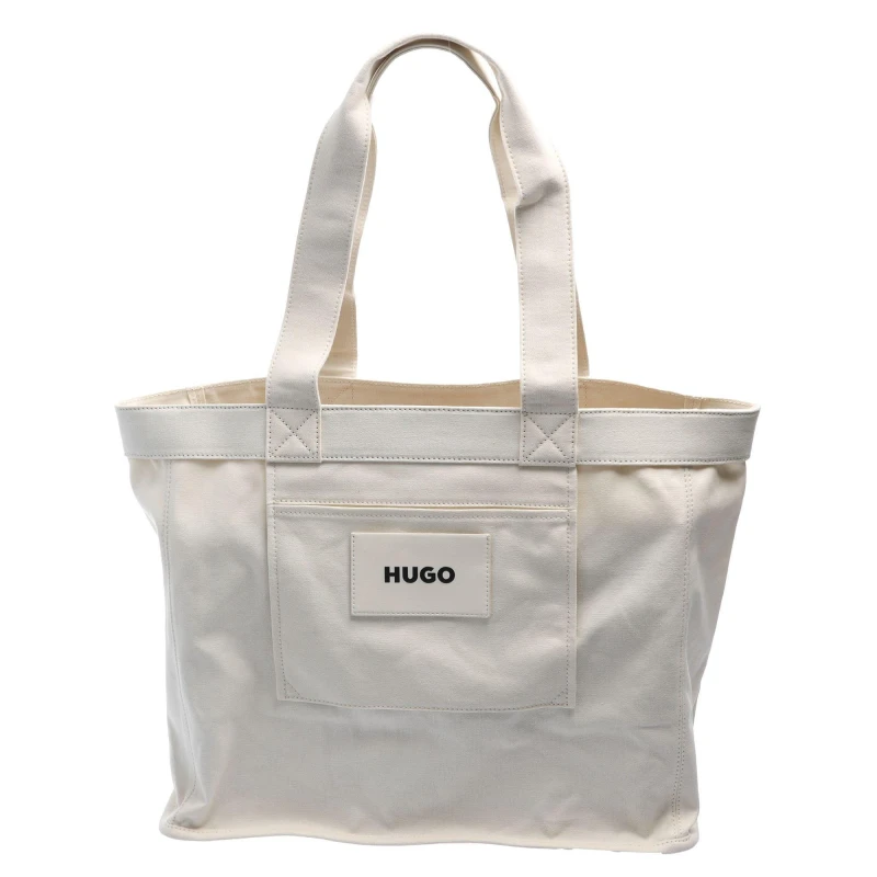 Image of Hugo Becky Canvas Tote Bag Back Packs One Size White 71845201000