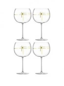 Image of Lsa International Century Balloon Glasses ; Set Of 4