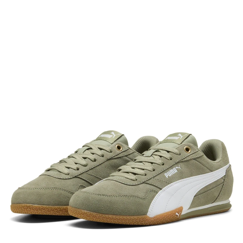 Image of Puma Bella Donna Trainers Womens Khaki/Wht/Gum female 5 (38)