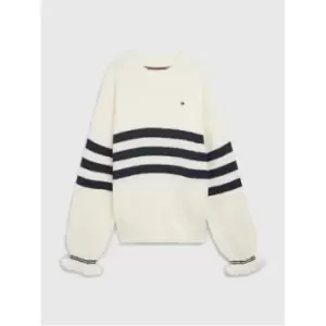 Image of Tommy Hilfiger Prep Stripe Sweater - Neutral
