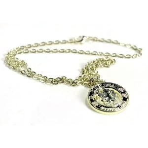 Image of Chelsea Silver Plated Crest Pendant and Chain