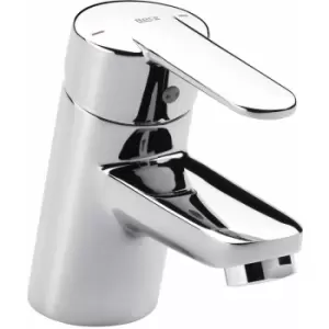 Image of Victoria Basin Mixer Tap with Chain Connector - Chrome - Roca