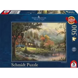 Image of Thomas Kinkade: Peaceful Moments Jigsaw Puzzle - 500 Pieces