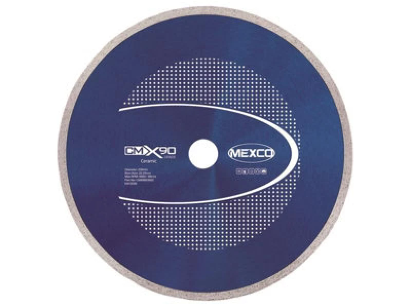Image of Mexco Cmx9023022 X90 Grade Ceramic Materials Diamond Blade 230X 22mm Mexcmx90230