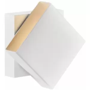 Image of Nordlux Turn LED Dimmable Outdoor Up Down Wall Lamp White, IP54, 2700K